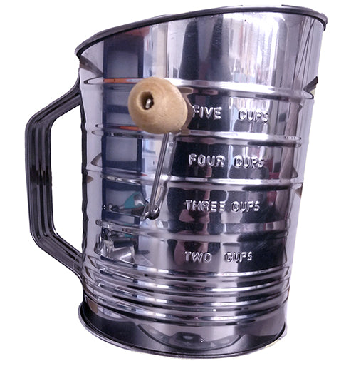 Baking Hand Crank Sifter