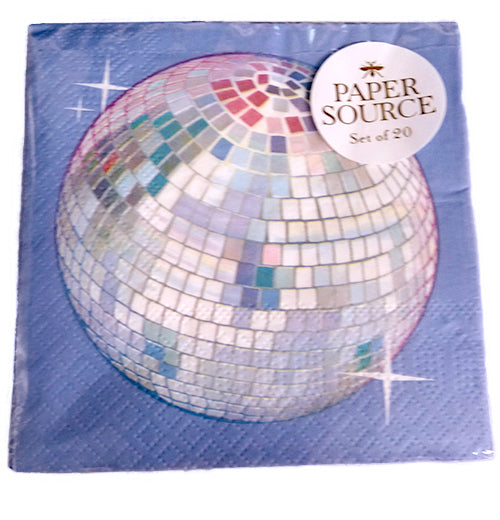 Disco Ball Party Cocktail Napkin