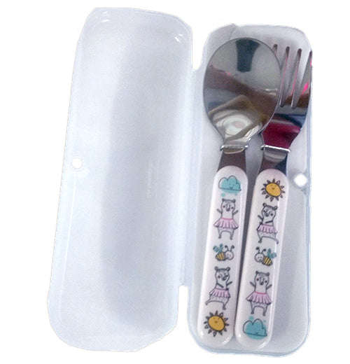 Prairie Kitty Silverware Set