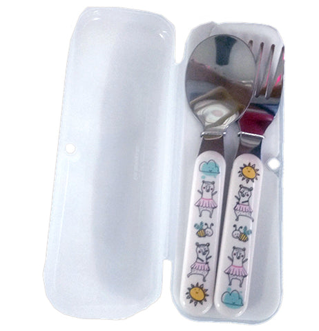 Prairie Kitty Silverware Set