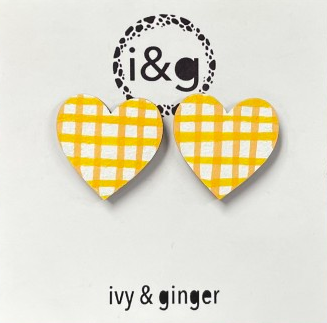 Mini Heart Studs