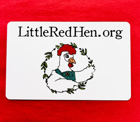 Little Red Hen Gift Card