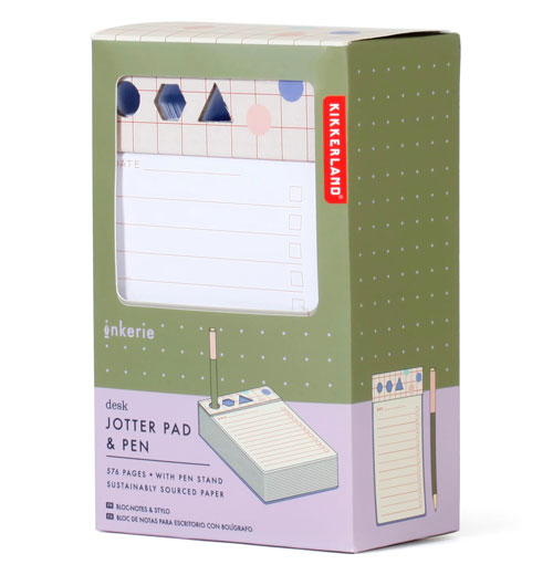 Inkerie Desk Jotter Pad &amp; Pen