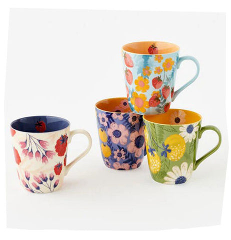 Berries And Florals Mug