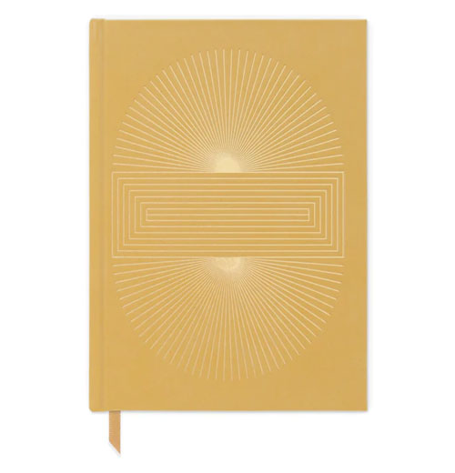"Radiant Sun" Journal With Pocket