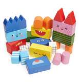 Kidoki Stack & Mix Wooden Building Blocks
