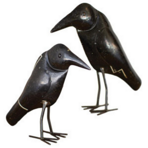 HALLOWEEN - Antique Black Iron Crows