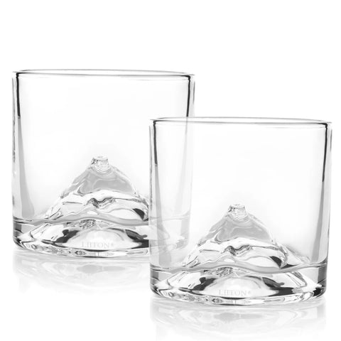 Fuji Glasses, set of 2