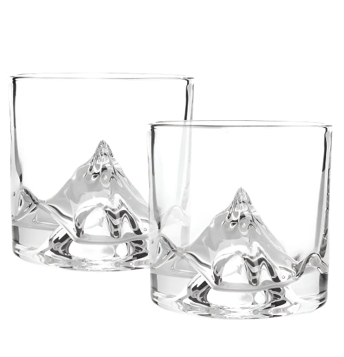 K2 Whiskey Glasses, Set of 2