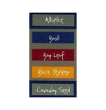 Multi-Colored Spice Labels (Set of 50)