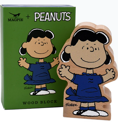 Lucy Van Pelt Wood Block