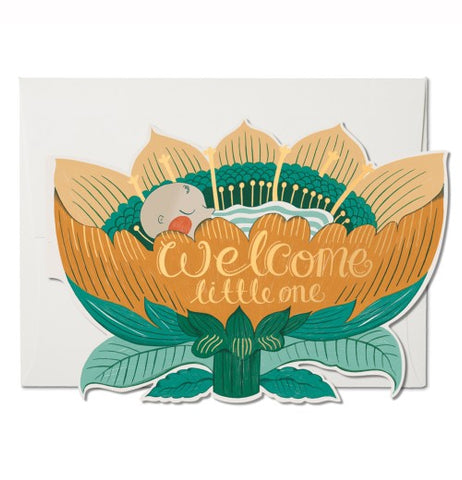 Baby Blossom Baby Greeting Card