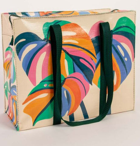 Monstera Leaf Shoulder Tote