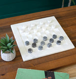 Marble Checker Set