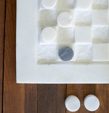 Marble Checker Set