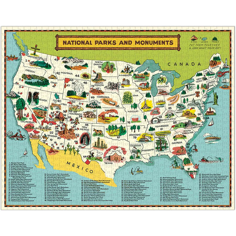 National Parks 1000-Piece Puzzle
