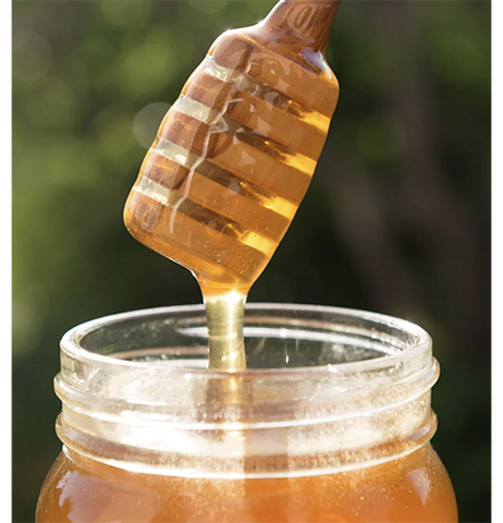 Olive Wood Honey Dipper "Success"