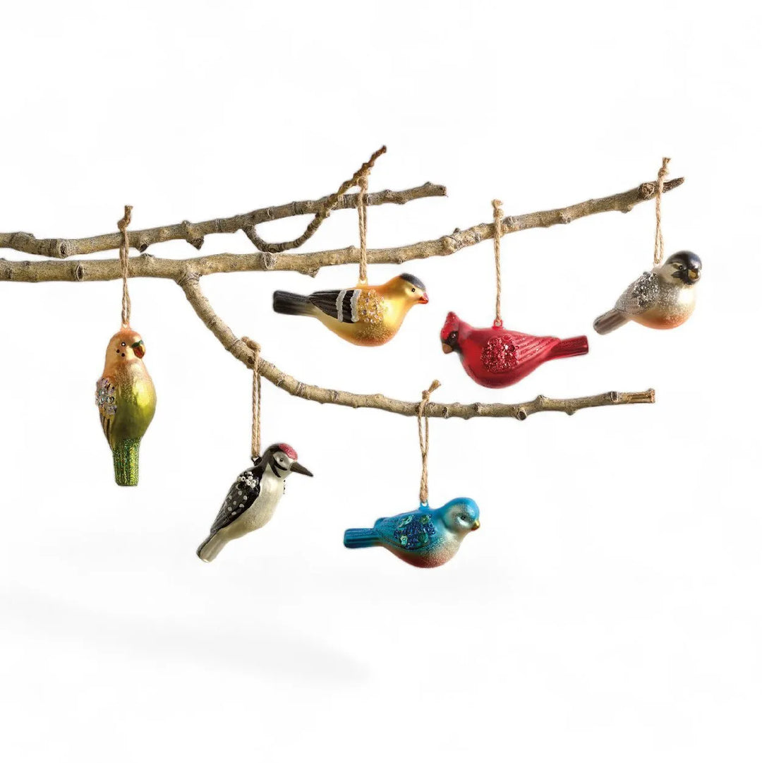 Glass Bird Ornament