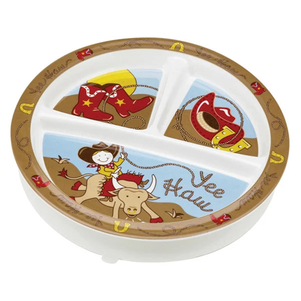 Baby Plate, Suction, "Yee Haw"
