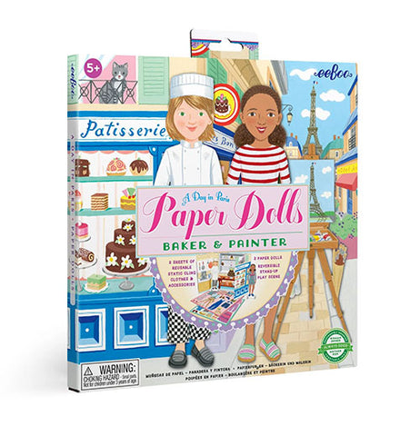 "A Day in Paris" Paper Dolls