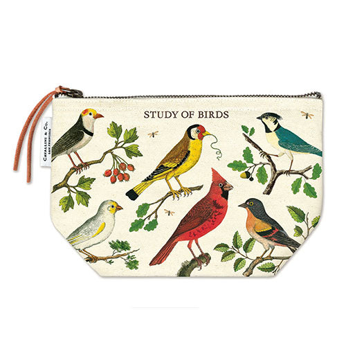 Birds Vintage Pouch