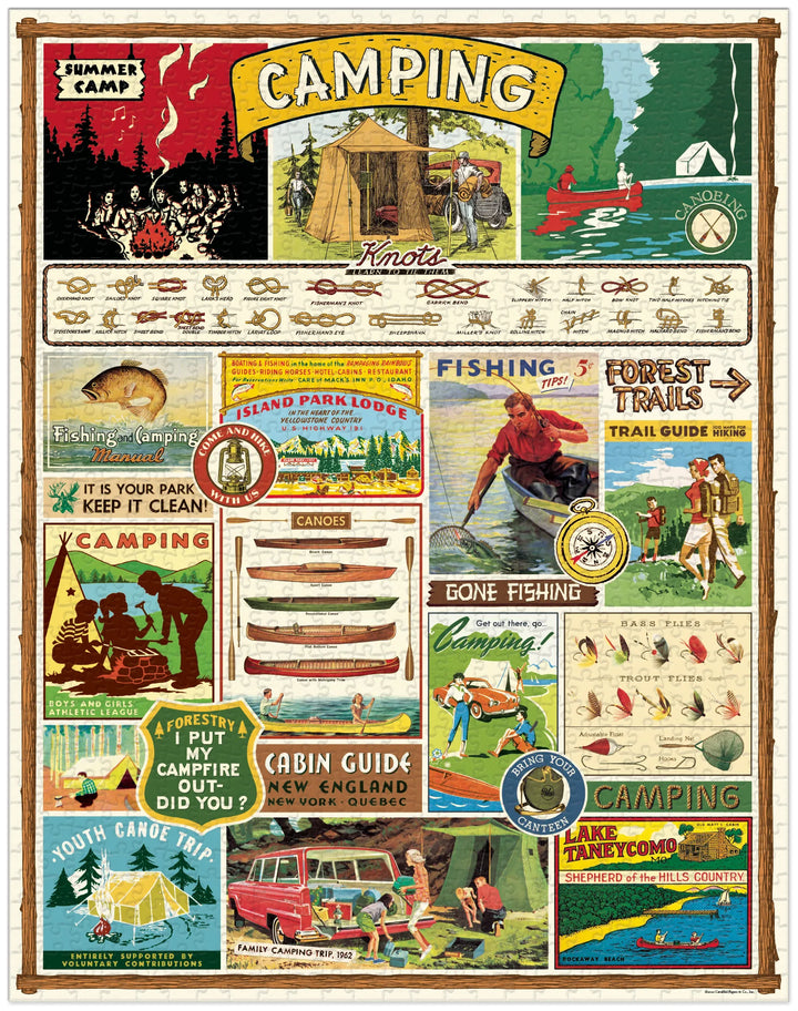 Camping 1000 Piece Puzzle