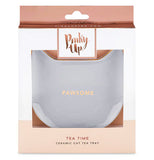 Pawsome Gray Ceramic Tea Tray