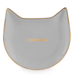 Pawsome Gray Ceramic Tea Tray