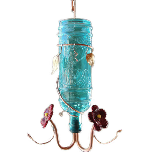 Amore Aqua Hummingbird Feeder