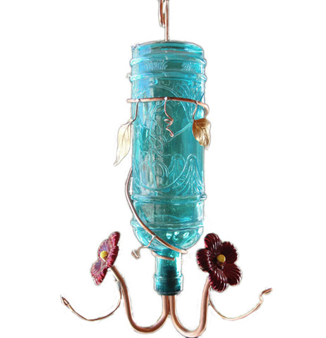 Amore Aqua Hummingbird Feeder