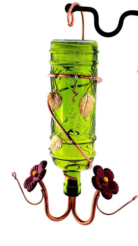 Amore Green Hummingbird Feeder