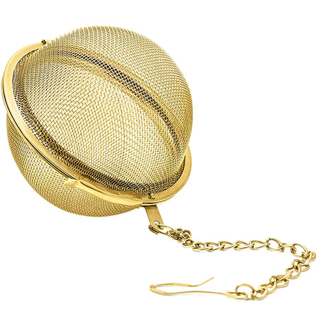 Gold Loose Leaf Tea Infuser Ball