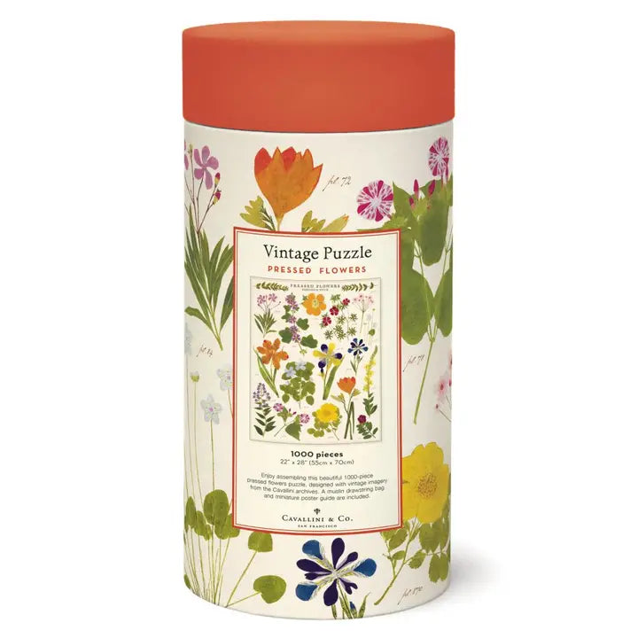 Pressed Flowers 1000-Piece Puzzle