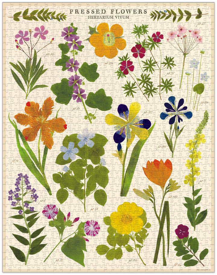 Pressed Flowers 1000-Piece Puzzle