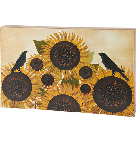 Sunflowers Box Sign
