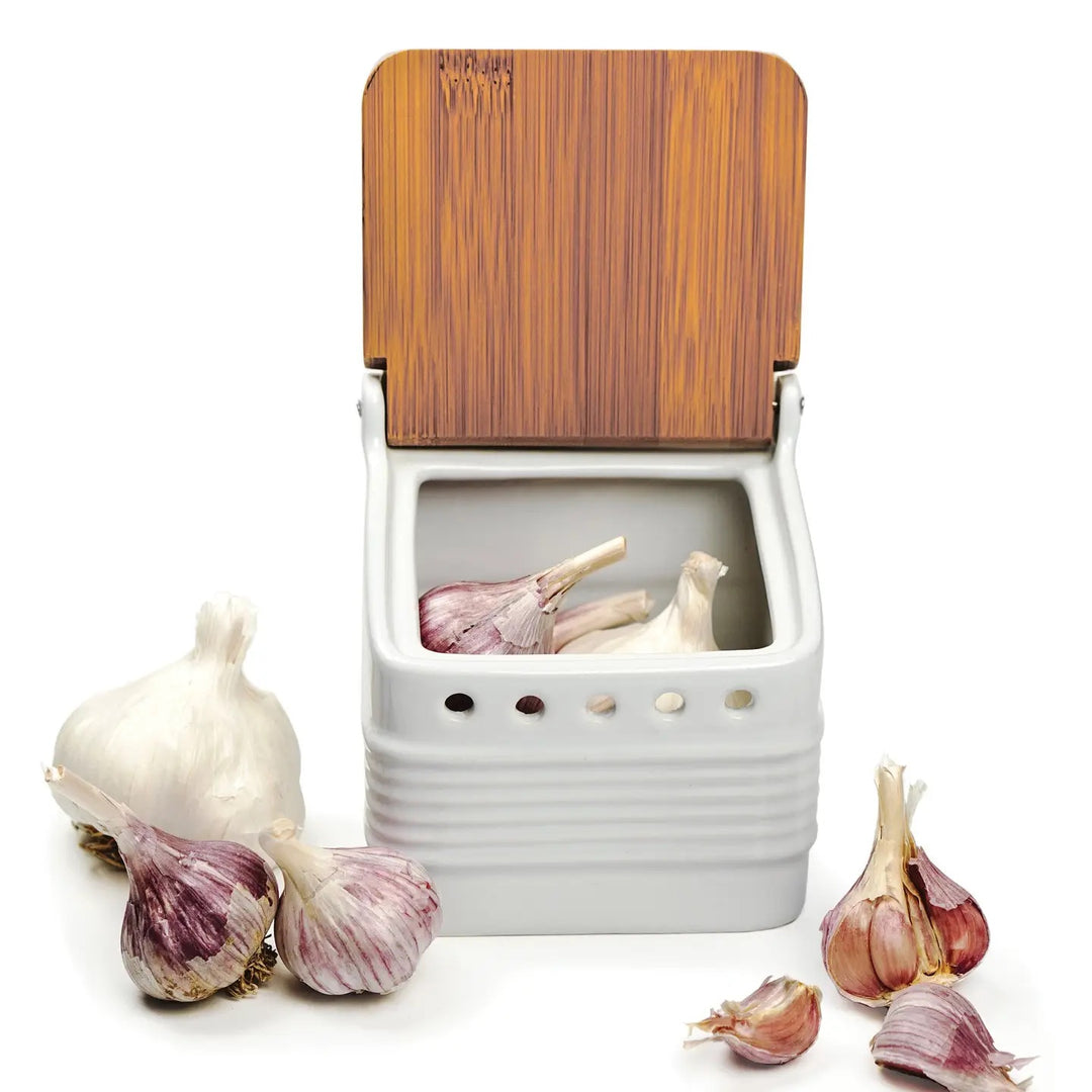 Stoneware Garlic Keeper