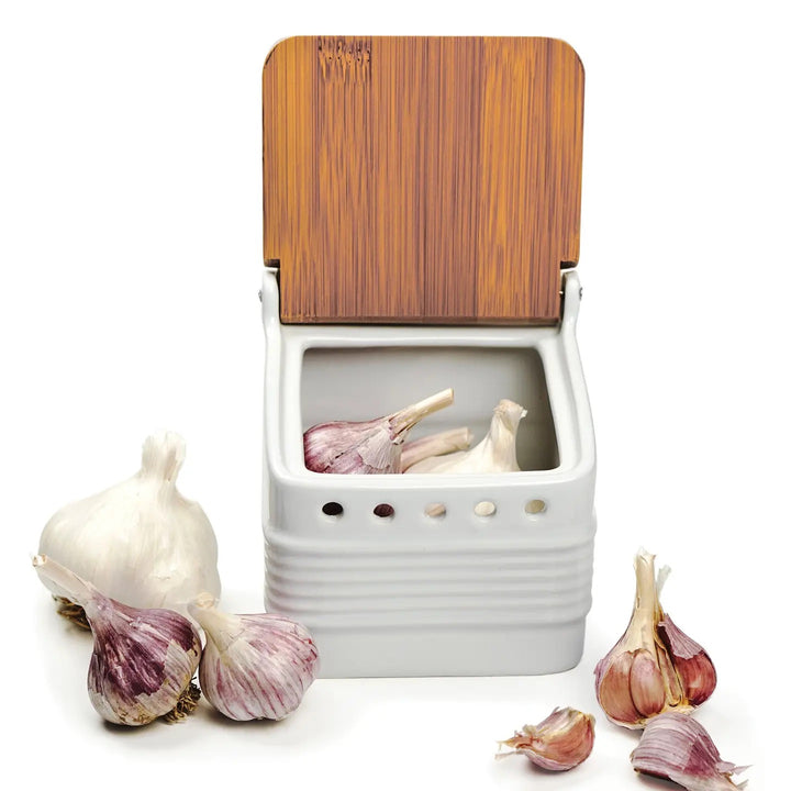Stoneware Garlic Keeper