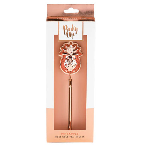 Dylan Rose Gold Glass Infuser Travel Mug