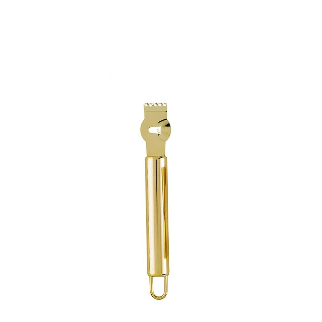 Goldtone Stainless Steel Citrus Zester/Channel Knife