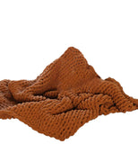 Chunky Knit Large Throw Blanket