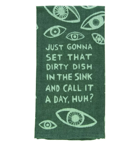 "Dish in the Sink" Dish Towel