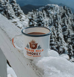 Please Help Smokey Enamelware Mug