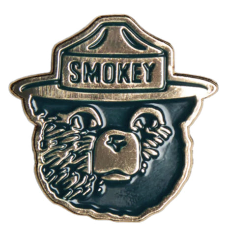 "Smokey Bear" Enamel Pin