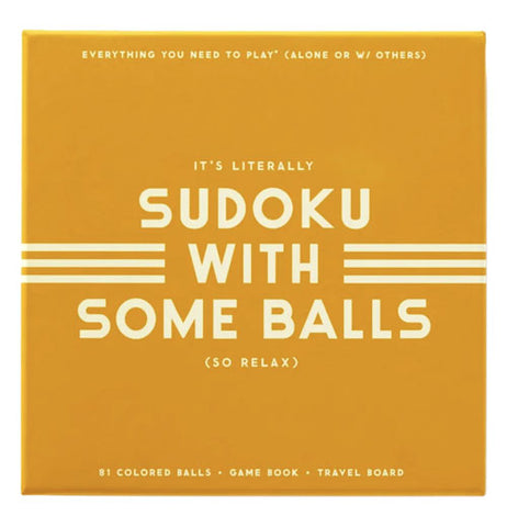 Sudoku With Some Balls