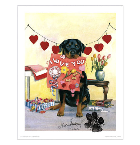 Good Dog, Carl's Valentine - Good Dog, Carl Print (Signed)