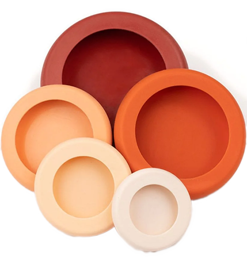 Set of 5 Terracotta Food Huggers