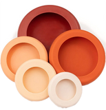 Set of 5 Terracotta Food Huggers