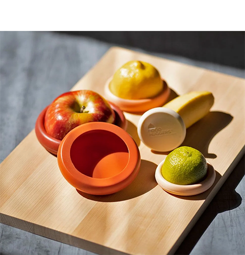 Set of 5 Terracotta Food Huggers