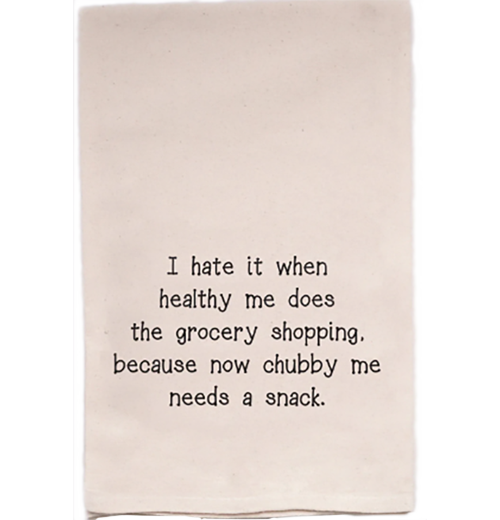 "Chubby Me ... Snack" Tea Towel