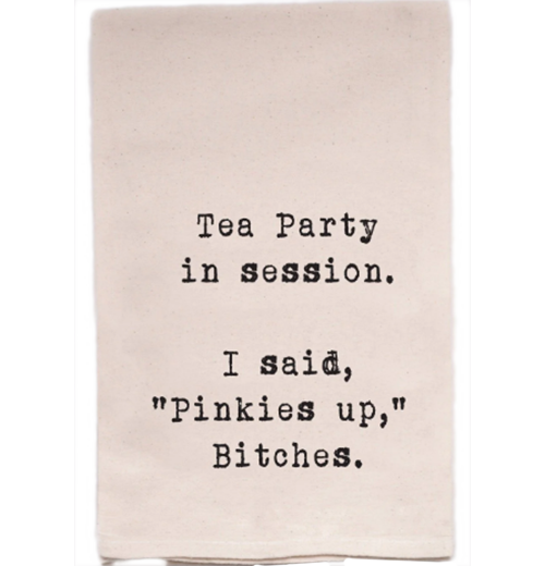 Tea Party in Session Tea Towel